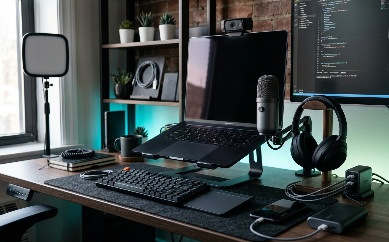 Workspace visual for Small Apartment Remote Setup