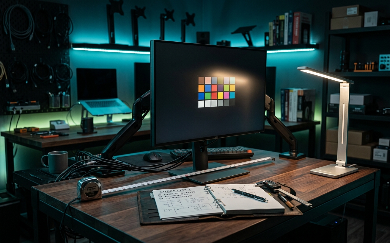 Workspace visual for Monitor Decision Matrix